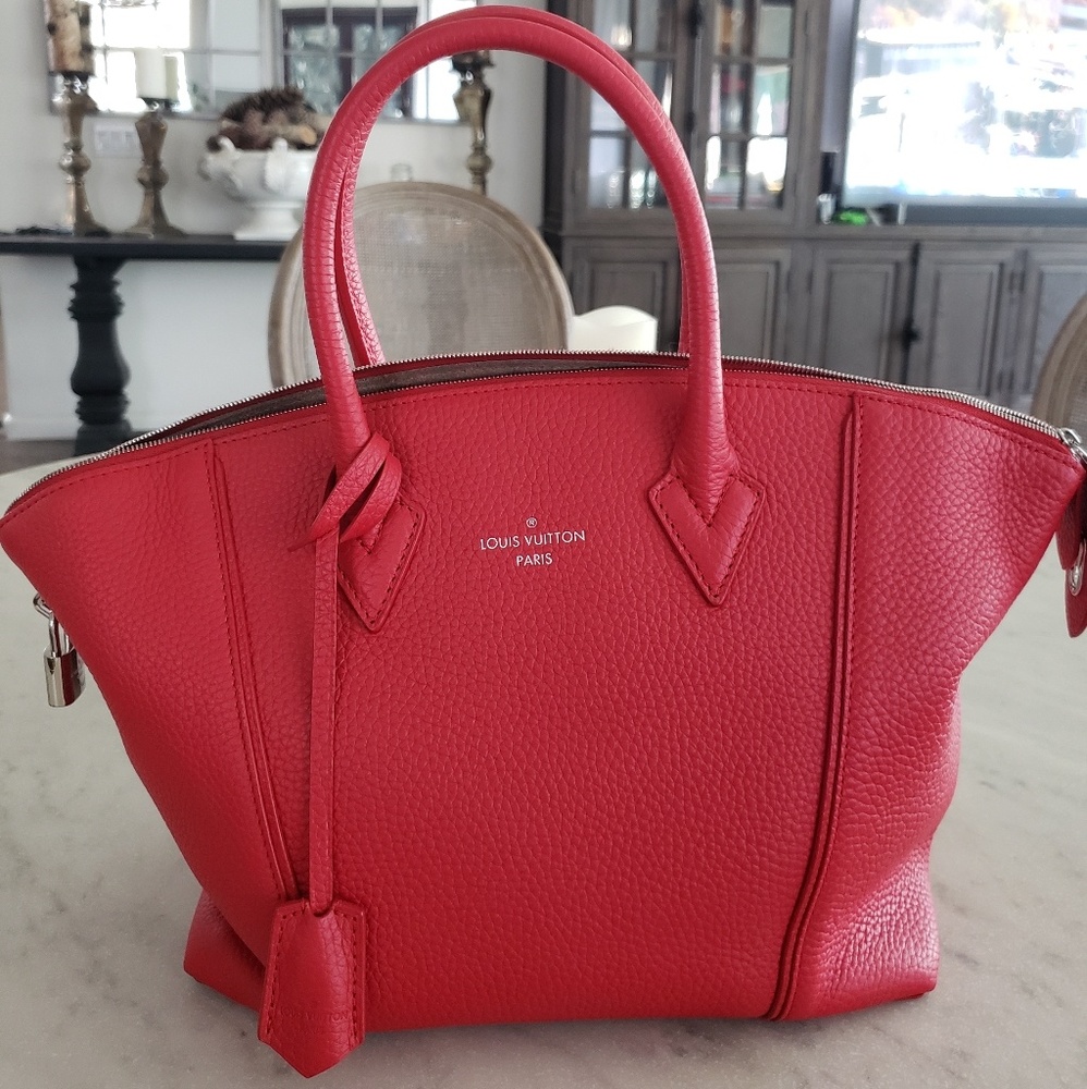 Louis Vuitton Soft Lockit PM Rubis